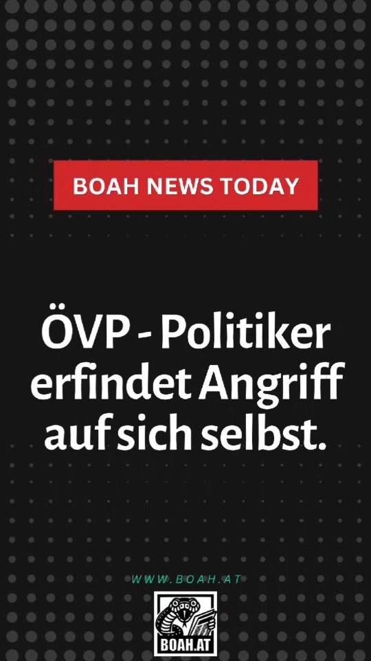 Drama, Baby! 🎭
Plot-Twist in Vösendorf: Bürgermeister inszeniert eigenen Angriff! 🤯
Hannes Koza wollte Mitleid – stattdessen gibt’s jetzt Ermittlungen. 

Erst Falschbehauptungen, dann Spesen-Skandale und am Ende ein Fake-Überfall im Schlosspark. 🫣 

Sein Fazit: „So bin ich nicht!“ – tja, Hannes, offenbar doch. 🤷‍♂️ 

#MethodActingGoneWrong #VösendorfKrimi #ÖVP #korruption #HannesKoza #Falschaussage #Politik #österreich