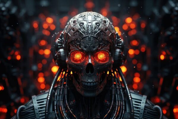 Symbolbild Google Gemini bedroht User. Auf dem Bild sieht man einen Terminator ähnlichen Killerroboter.