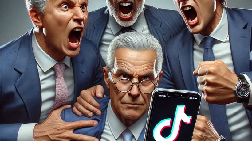 TikTok im Visier. Vier US-Tech-Milliardäre streiten gerade darum, wer sich TikTok kaufen darf.