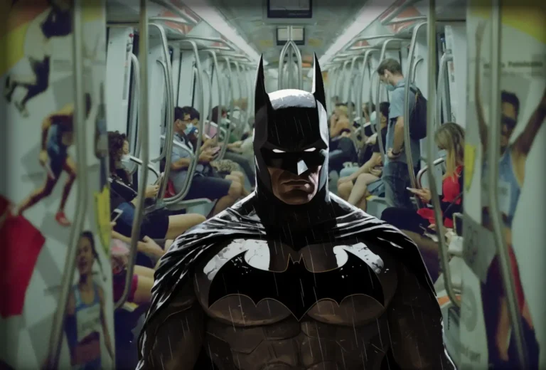 "Batman"-Effekt, Batman in einer vollen Ubahn